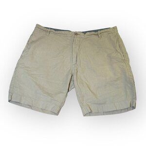 Faherty All Day™ Linen Cotton Shorts 7" in Stone/Khaki Mens 36